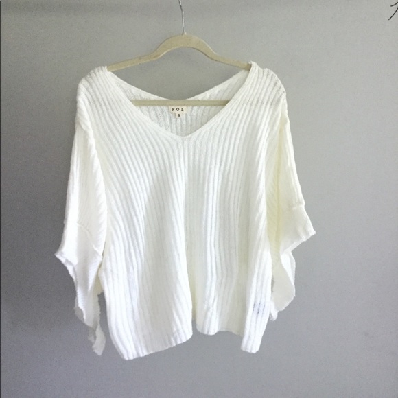Cream Float on Me Lightweight Sweater Top - Picture 8 of 14